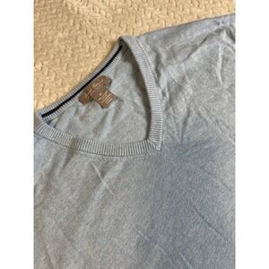 Daniel Cremieux Signature Cotton Cashmere Sweater sz XL Blue